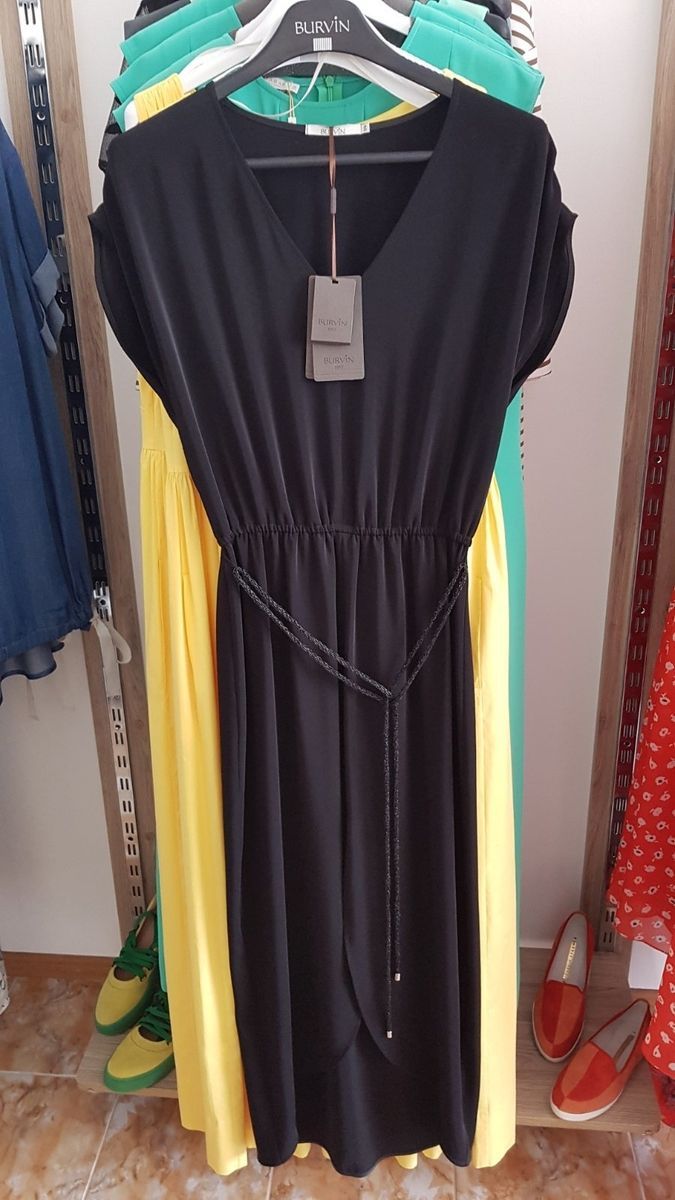СУКНЯ ЖІНОЧА BURVIN 6568, Черный, 42