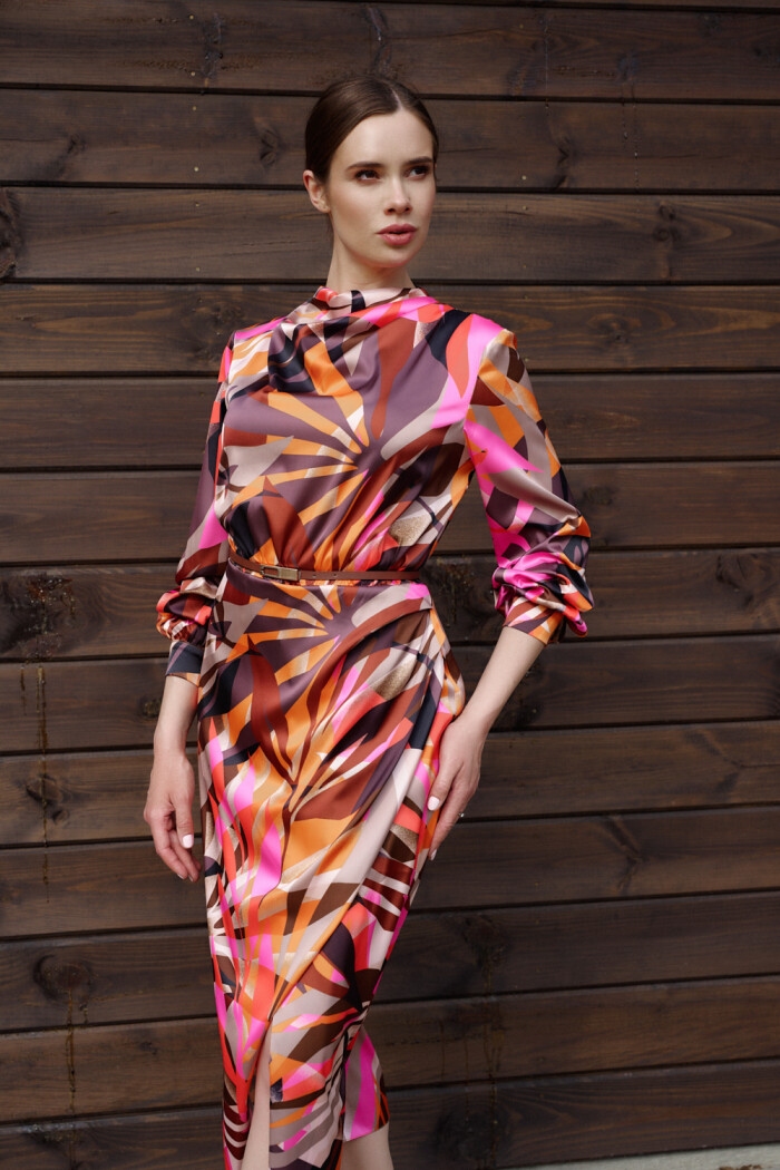 Платье женское KIARA 8380, цветной, 50