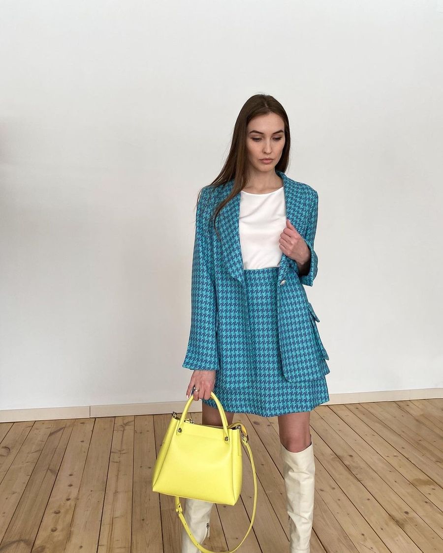 КОСТЮМ ЖІНОЧИЙ BEAUTY ANNETE 4016, гусинная лапка, 46